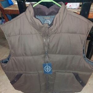 St. John's Bay Brown Quilted Vest